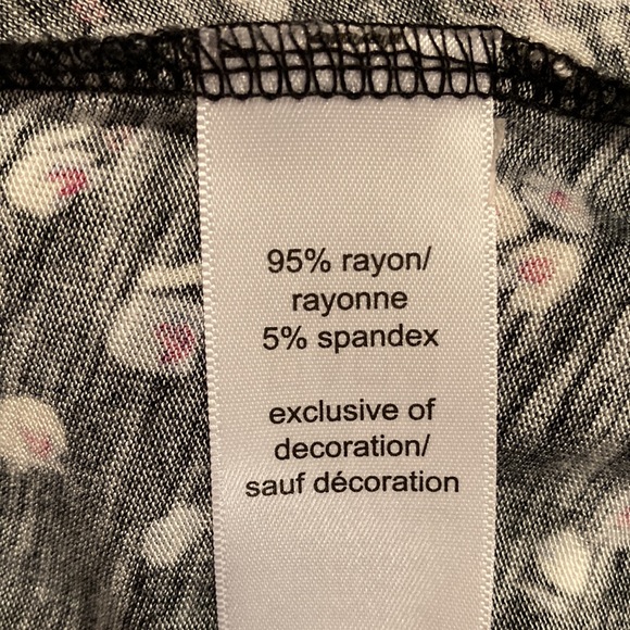 Maurices - Floral Cold Shoulder Lace Insert Scoop Neck Cap Sleeve Top - Sz S - Picture 5 of 10